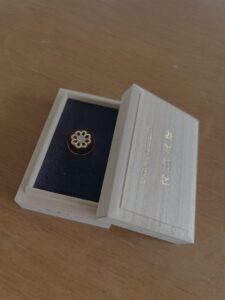 表彰記念バッジ